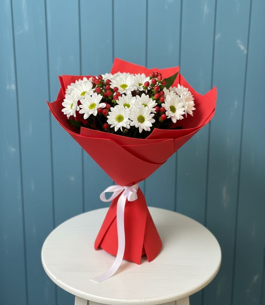 Букет цветов из: Хризантемы в Никоновское