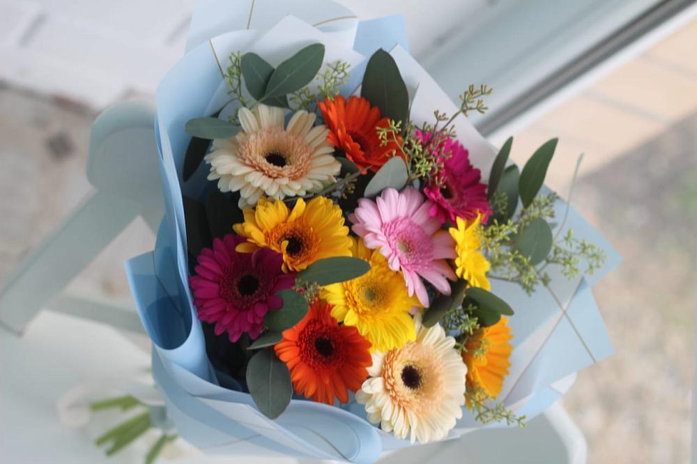 Букет цветов из: Герберы в Никоновское