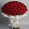 Букет 101 Красная роза Блэк Мэджик в Никоновское