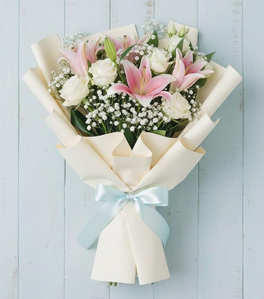 Букет цветов из: Лилии в Никоновское