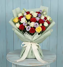 Букет цветов из:  Розы в Никоновское