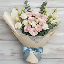 Букет цветов из:  Лизиантусы #REPLACE_PRED# Никоновское