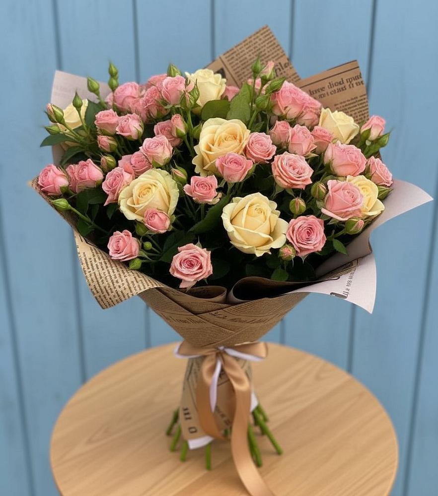 Букет цветов из: Розы в Никоновское