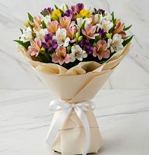 Букет цветов из:  Альстромерии в Никоновское
