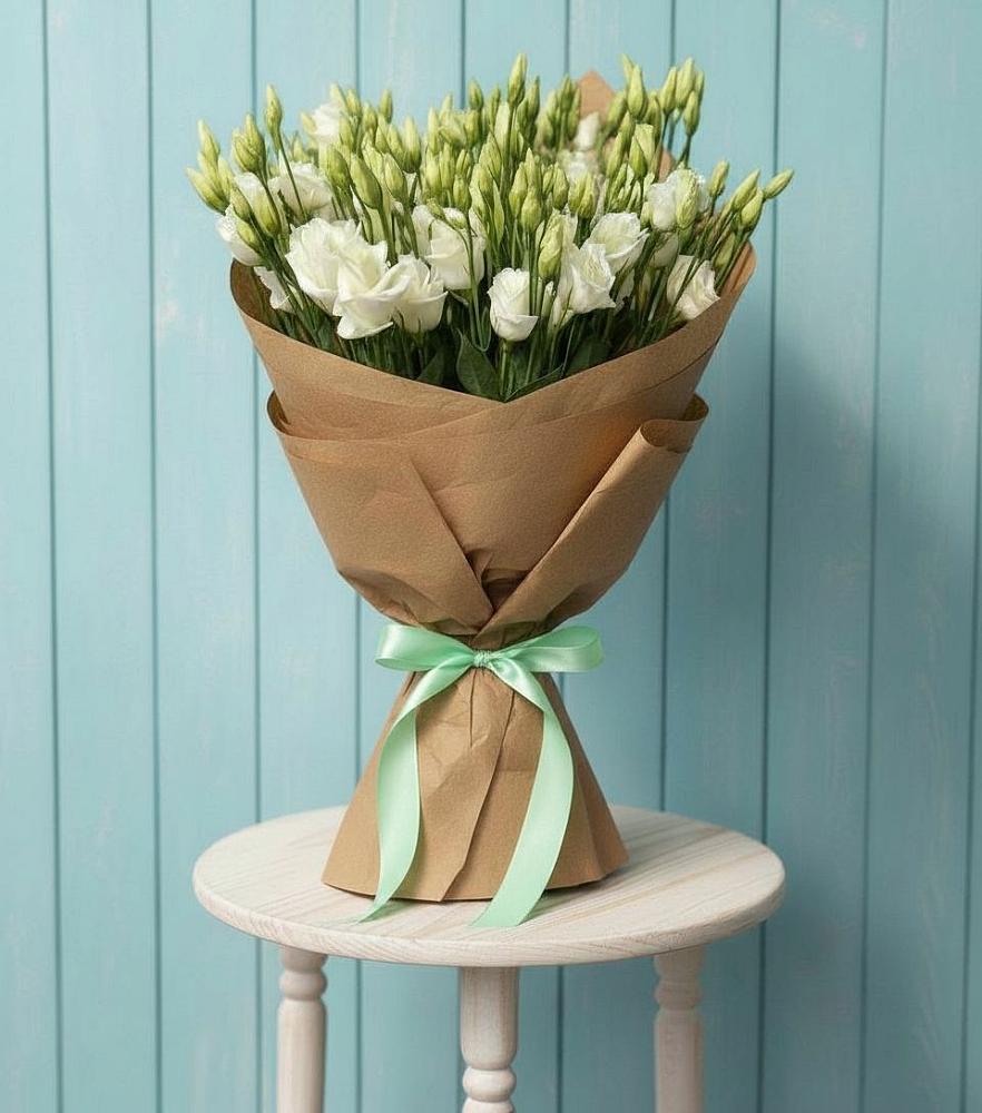 Букет цветов из: Лизиантусы в Никоновское