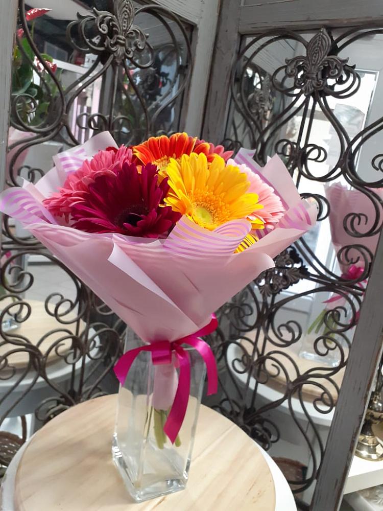 Букет цветов из: Герберы в Никоновское