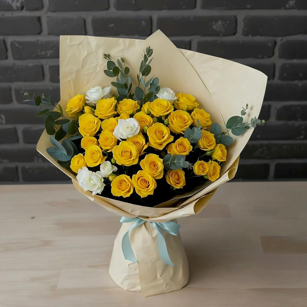 Букет цветов из: Розы в Никоновское