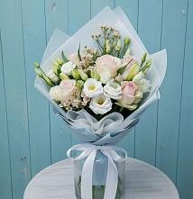 Букет цветов из:  Розы и Лизиантусы в Никоновское