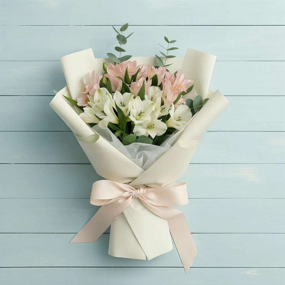 Букет цветов из: Альстромерии в Никоновское